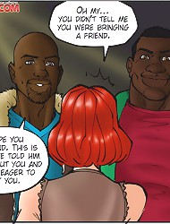 You didn't tell me at porn cartoons you were bringing a friend