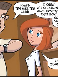 Kim Possible porn toons with fucking in doggy style and cartoon asshole insertion