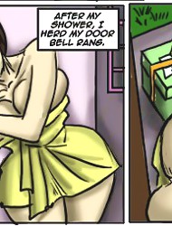 Interracial comic porn. Everytime I take a shower I imagine him and his black cock inside my holes