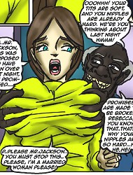 Interacial cartoon porn. Feel how hard my black cock already. It wants your tight white pussy girl