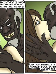 Black cartoon sex. She also did not hesitate to take every loads of black seed deep in her womb
