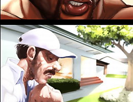 Interracial cartoon. Caucasian men do not have no knowledge regarding slit. Merely a dark cock can provide what you really want