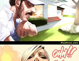 Interracial cartoon. Caucasian men do not have no knowledge regarding slit. Merely a dark cock can provide what you really want