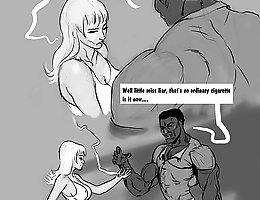 Interracial hot toon pictures - white pussies ravished by black cocks