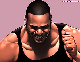 Big black cock is so fucking tasty interracial cartoons from poonnet